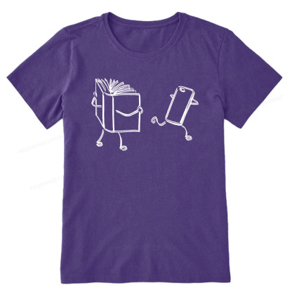 Pagewings Books Win Over Phones Unisex Classic T-shirt