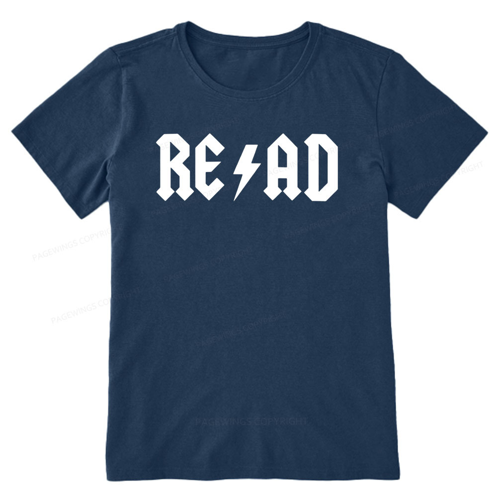Pagewings Read Back In The Library "rock And Roll Unisex Classic T-shirt