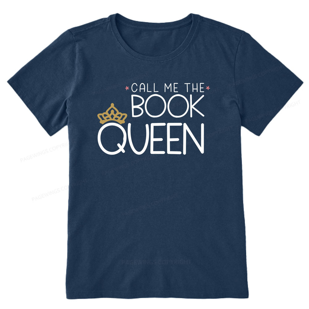 Pagewings Call Me The Book Queen Unisex Classic T-shirt