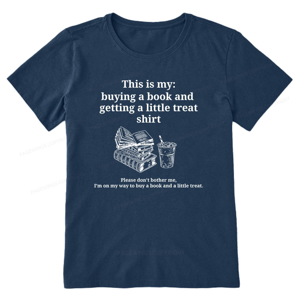 Pagewings Buying A Book And Getting A Little Treat Unisex Classic T-shirt