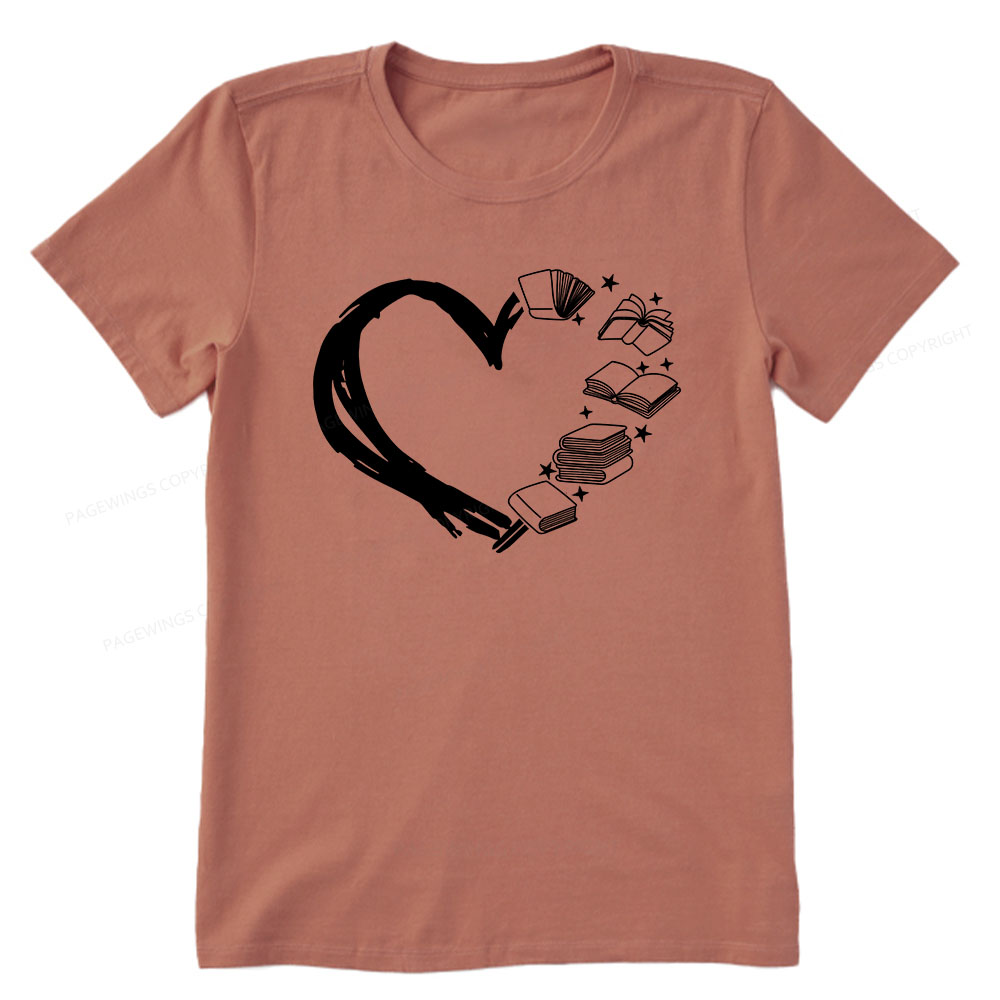 Pagewings Love of Books Unisex Classic T-shirt