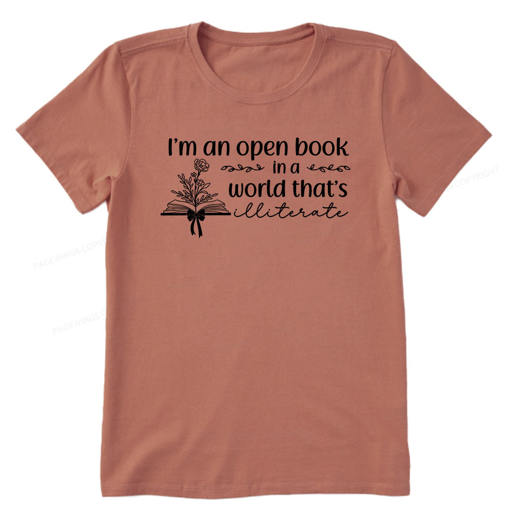 Pagewings An Open Book in a World Unisex Classic T-shirt