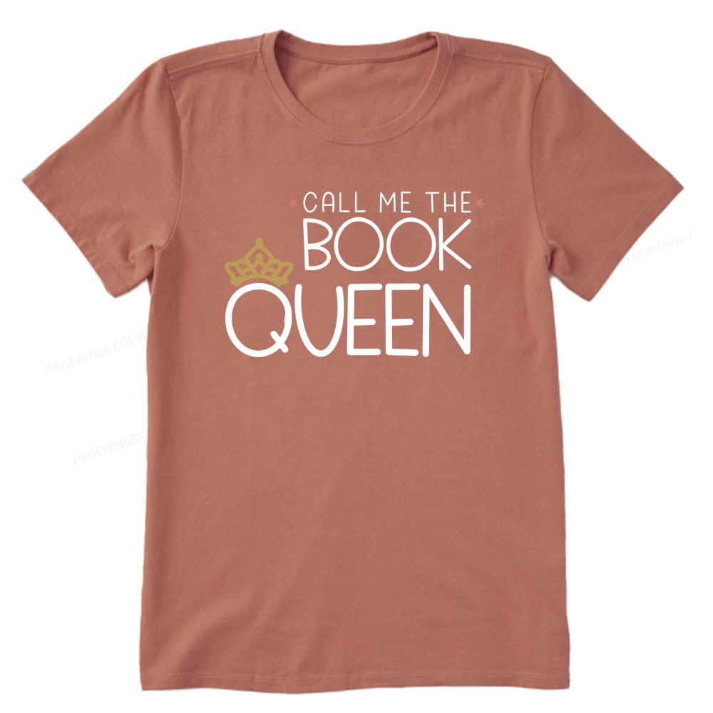 Pagewings Call Me The Book Queen Unisex Classic T-shirt