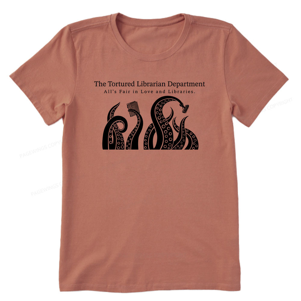 Pagewings The Tortured Librarian Department Unisex Classic T-shirt