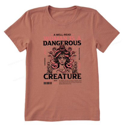 Pagewings A Well-Read Woman is A Dangerous Creature Unisex Classic T-shirt