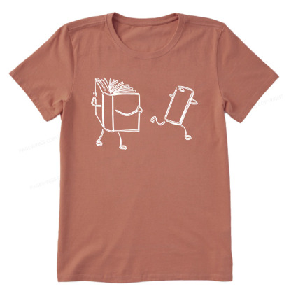 Pagewings Books Win Over Phones Unisex Classic T-shirt
