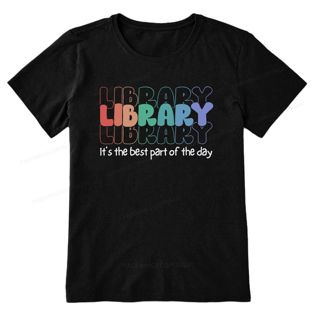 Pagewings School Librarian Shirt, Library Shirt Unisex Classic T-shirt