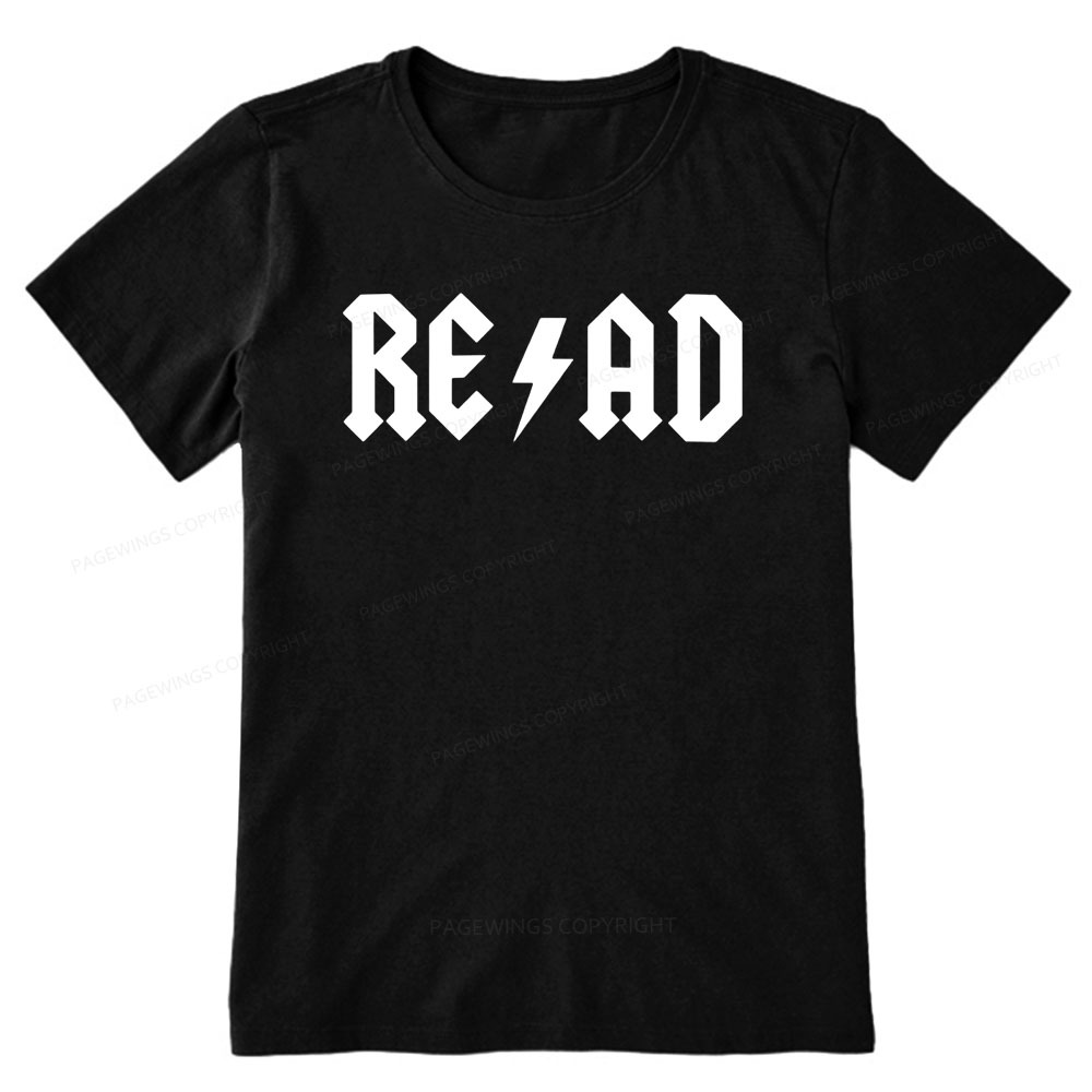 Pagewings Read Back In The Library "rock And Roll Unisex Classic T-shirt