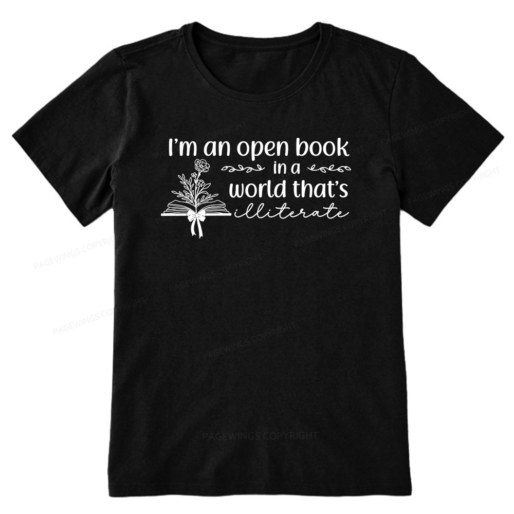 Pagewings An Open Book in a World Unisex Classic T-shirt