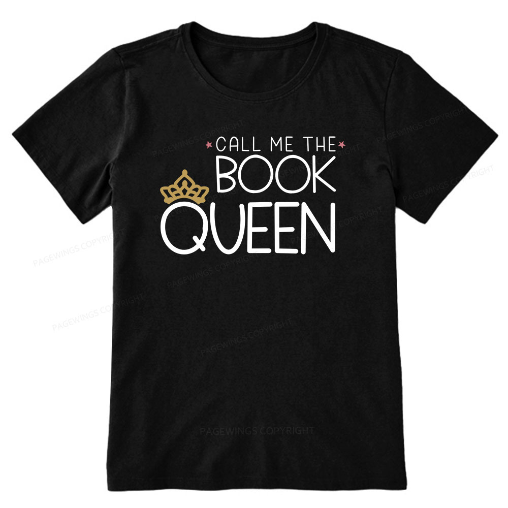 Pagewings Call Me The Book Queen Unisex Classic T-shirt