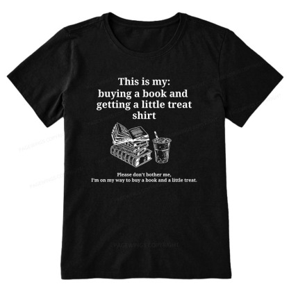 Pagewings Buying A Book And Getting A Little Treat Unisex Classic T-shirt