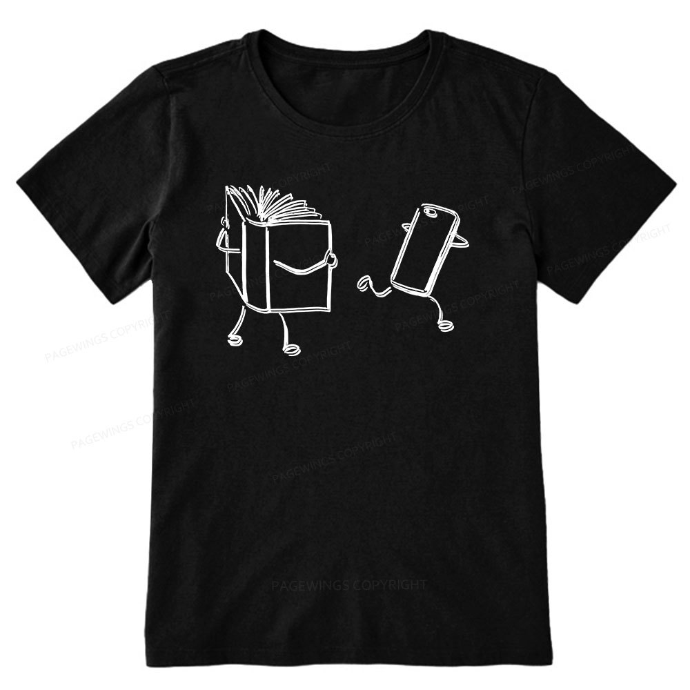 Pagewings Books Win Over Phones Unisex Classic T-shirt
