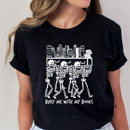 Pagewings Bury Me With My Books Unisex Classic T-shirt