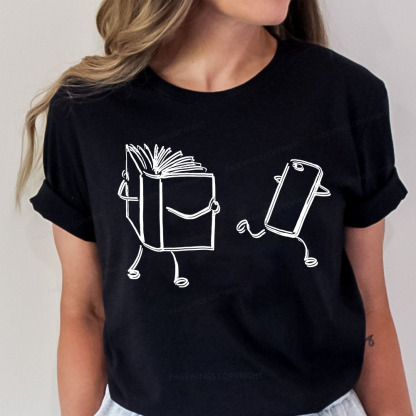 Pagewings Books Win Over Phones Unisex Classic T-shirt