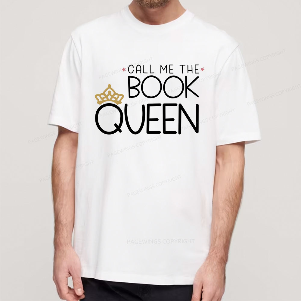 Pagewings Call Me The Book Queen Unisex Classic T-shirt
