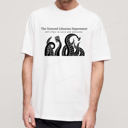Pagewings The Tortured Librarian Department Unisex Classic T-shirt