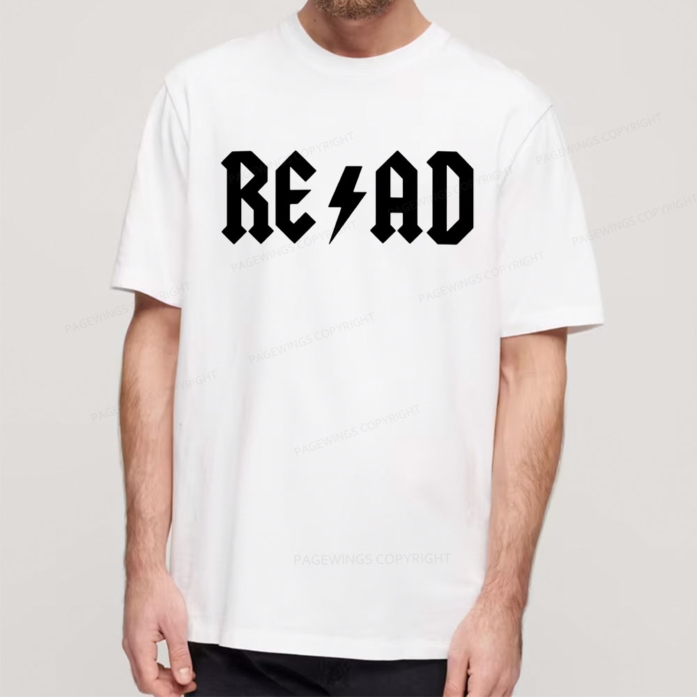 Pagewings Read Back In The Library "rock And Roll Unisex Classic T-shirt