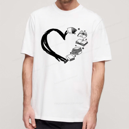 Pagewings Love of Books Unisex Classic T-shirt