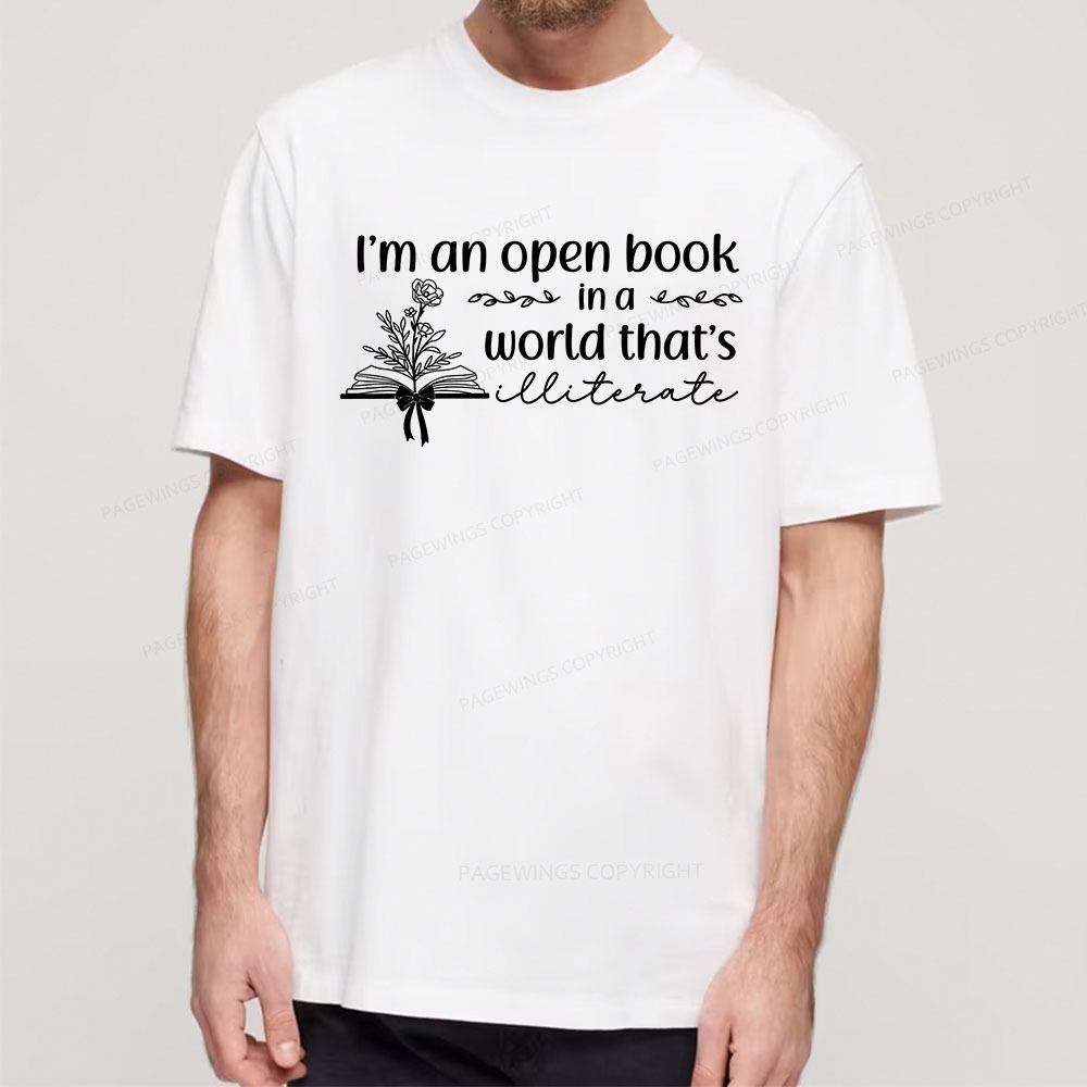 Pagewings An Open Book in a World Unisex Classic T-shirt
