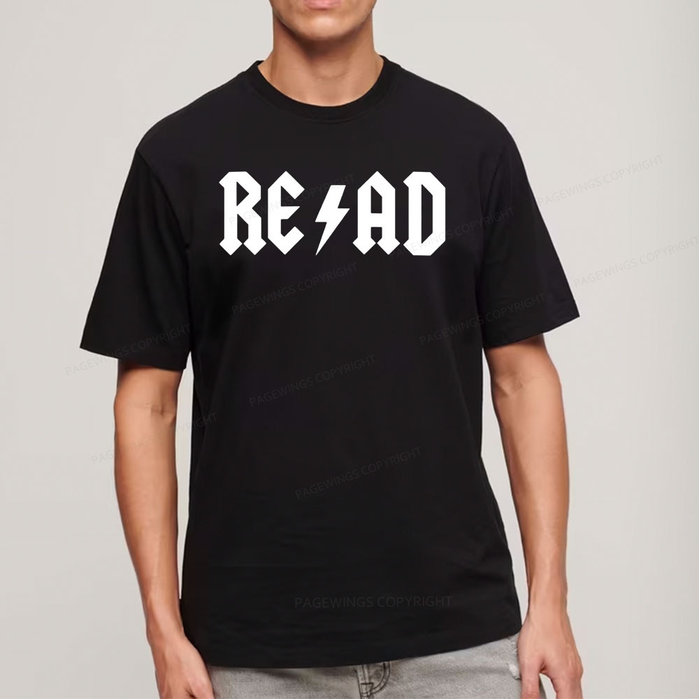 Pagewings Read Back In The Library "rock And Roll Unisex Classic T-shirt