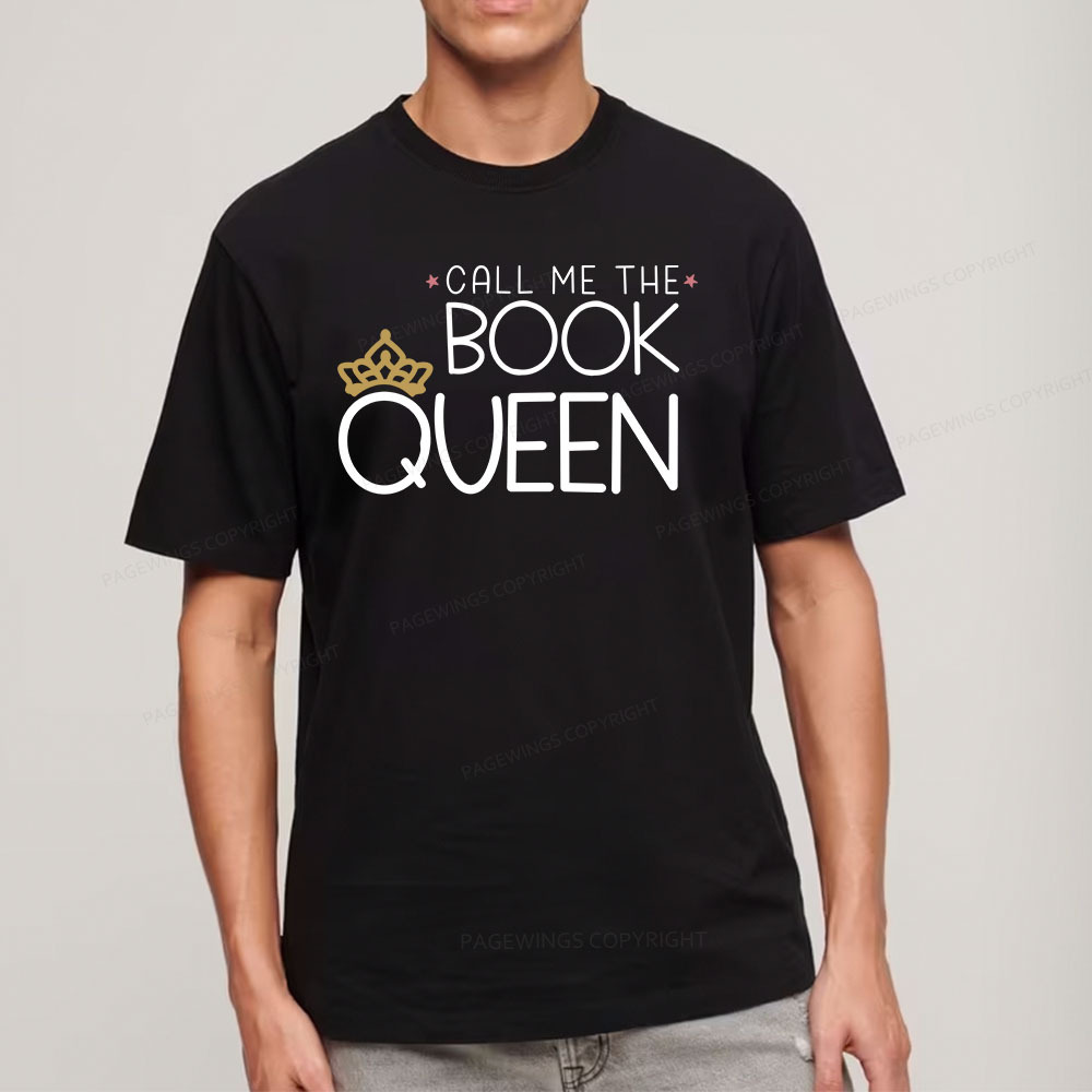 Pagewings Call Me The Book Queen Unisex Classic T-shirt