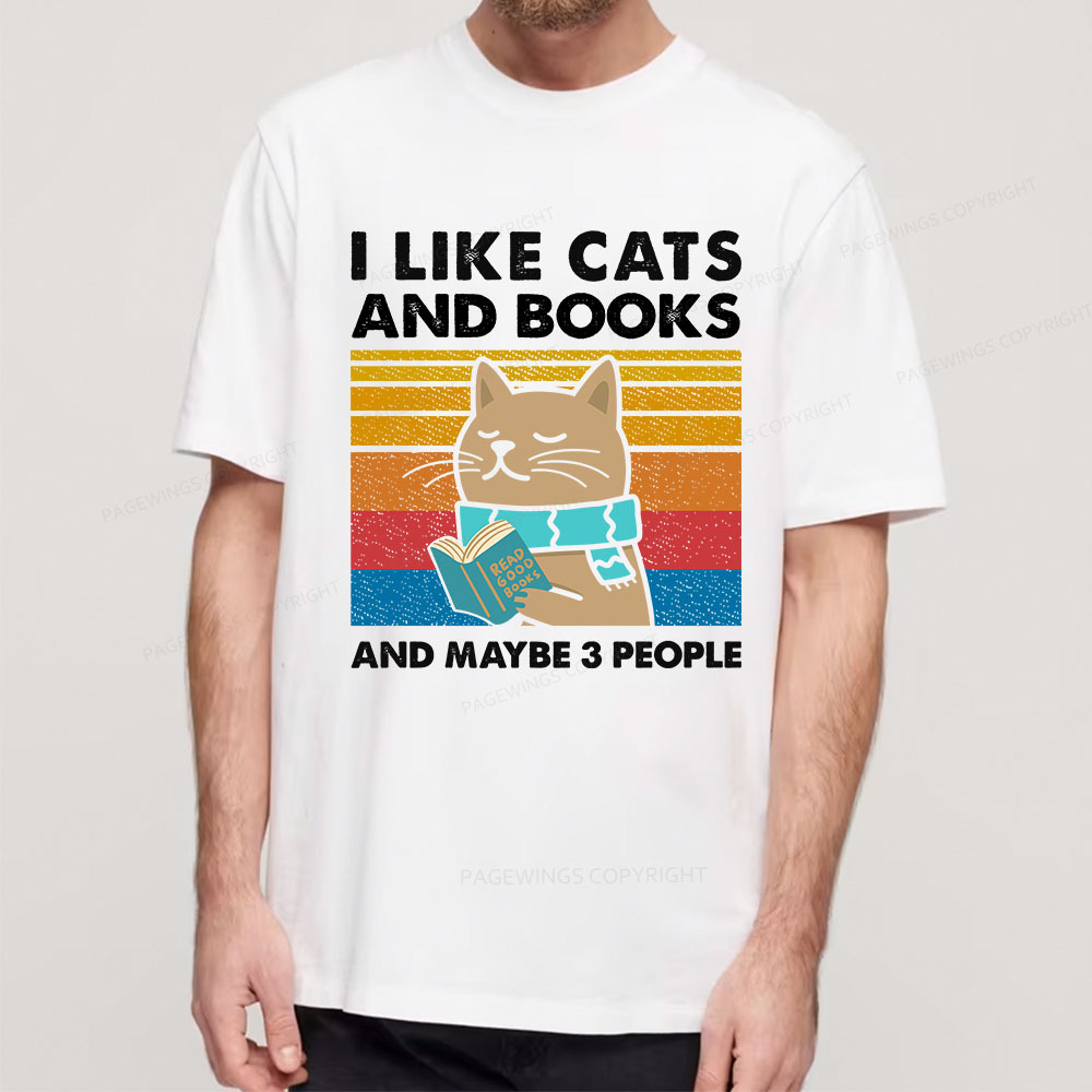 Pagewings Like Book And Maybe 3 People Unisex Classic T-shirt