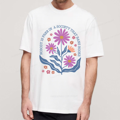 Pagewings Read Banned Books Shirt, Social Justice Gift Unisex Classic T-shirt