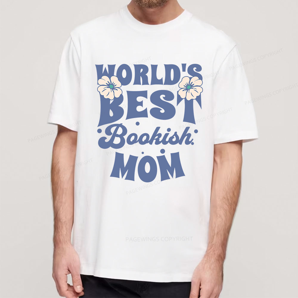 Pagewings World's Brsy Bookish Mom Unisex Classic T-shirt