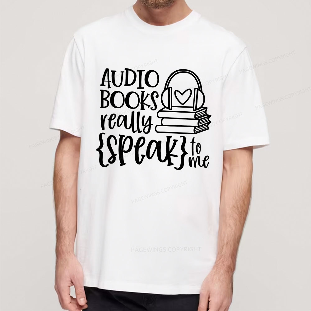 Pagewings Audiobooks Really Speak To Me Unisex Classic T-shirt