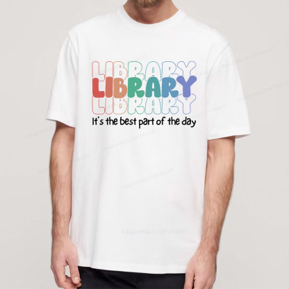 Pagewings  School Librarian Shirt, Library Shirt Unisex Classic T-shirt