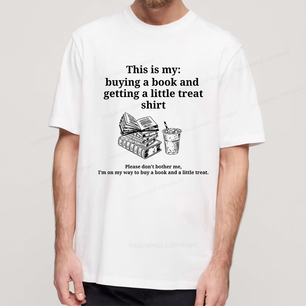 Pagewings Buying A Book And Getting A Little Treat Unisex Classic T-shirt