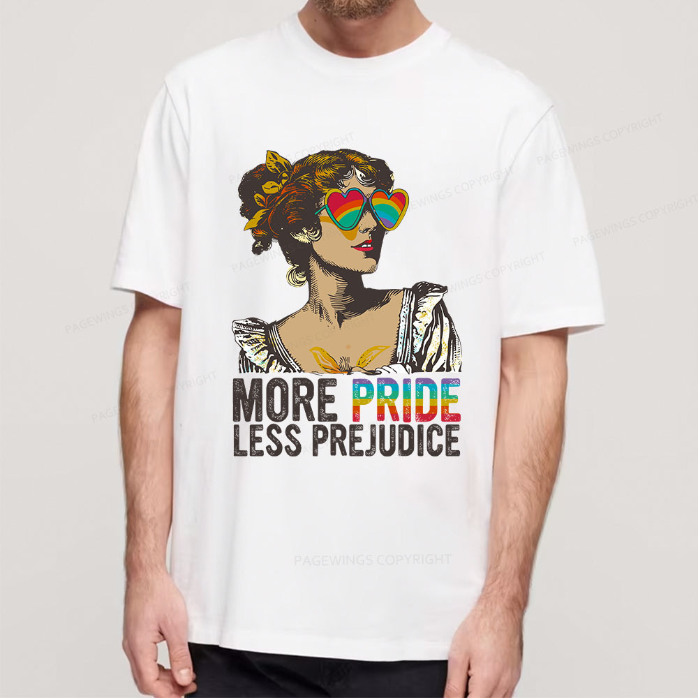 Pagewings More Pride Less Prejudice Unisex Classic T-shirt