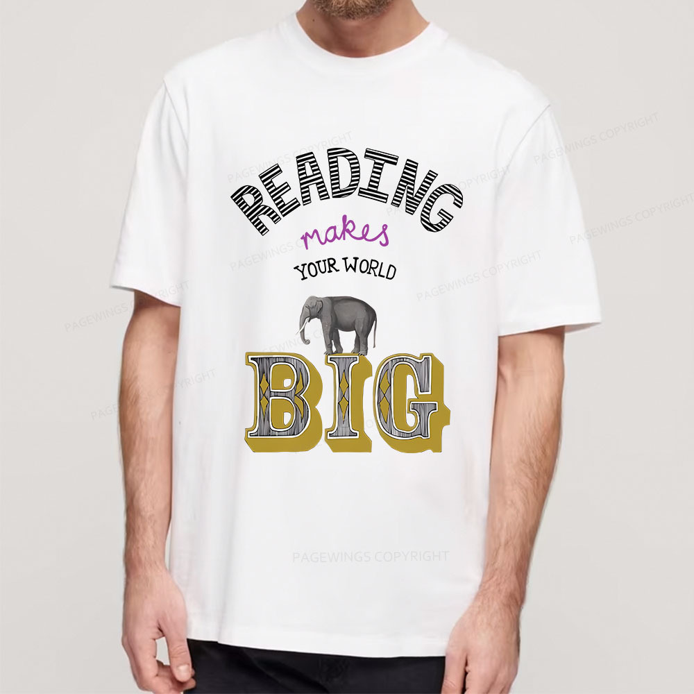 Pagewings Read Makes Your World Big Unisex Classic T-shirt
