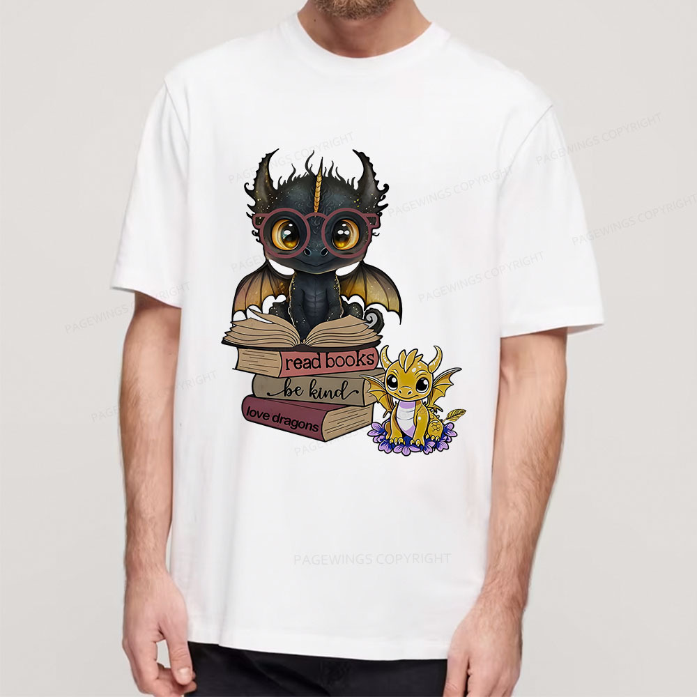 Pagewings Cute Tairn And Andarna Fourth Wing Unisex Classic T-shirt