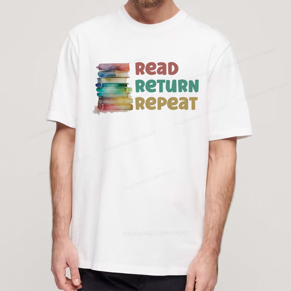 Pagewings Read Return Repeat Unisex Classic T-shirt
