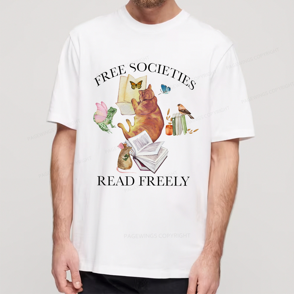 Pagewings Free societies read freely shirt Unisex Classic T-shirt