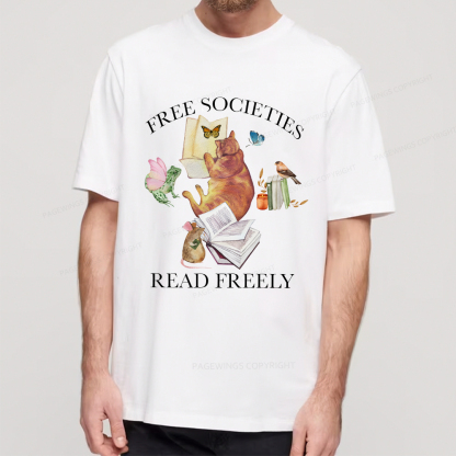 Pagewings Free societies read freely shirt Unisex Classic T-shirt