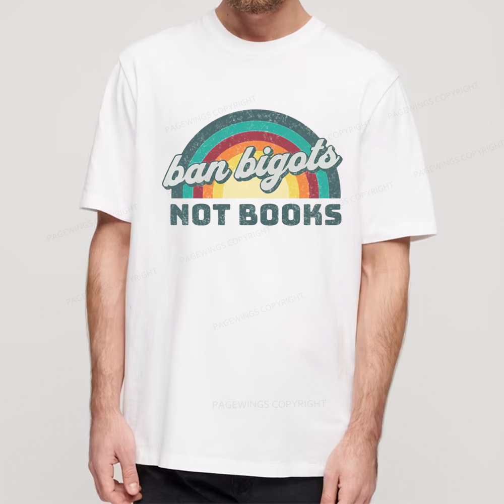 Pagewings Read Banned Books Drink Coffee Fight Evil Retro Cat Lovers T-Shirt Unisex Classic T-shirt