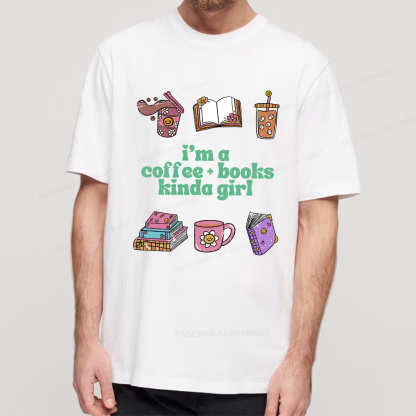 Pagewings I 'm A Coffee Books Kinda Girl Unisex Classic T-shirt