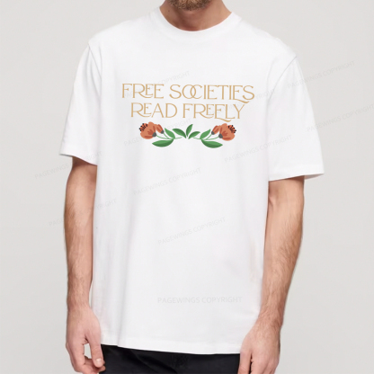 Pagewings Free Societies Read Freely Unisex Classic T-shirt