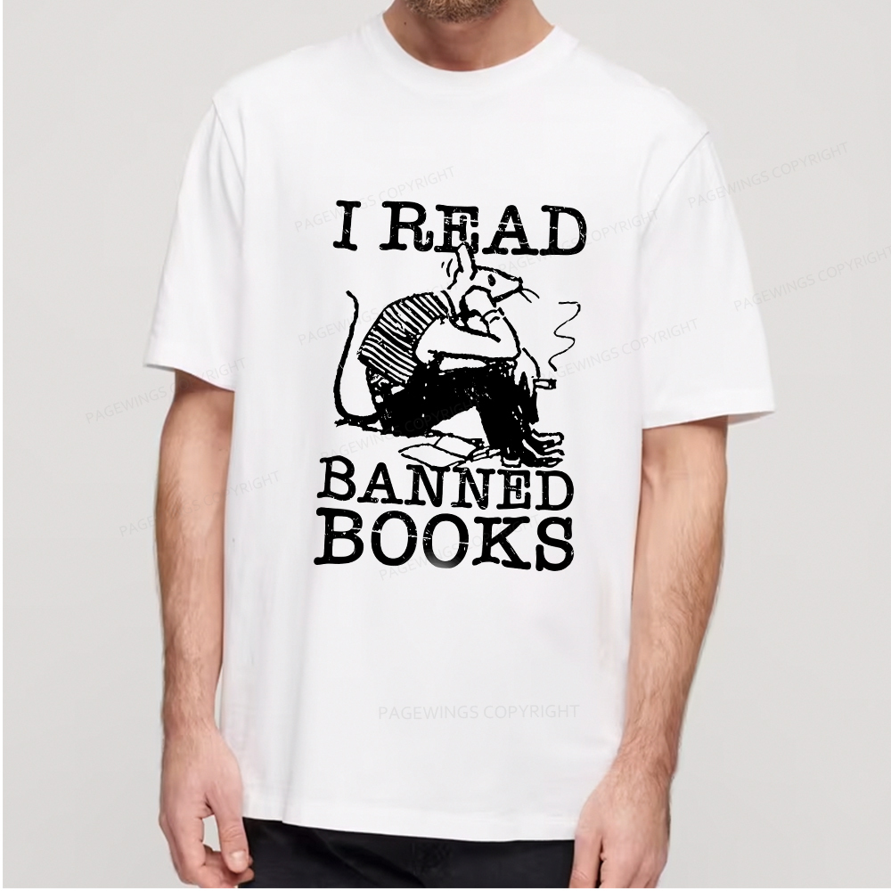 Pagewings I Read Banned Books Unisex Classic T-shirt