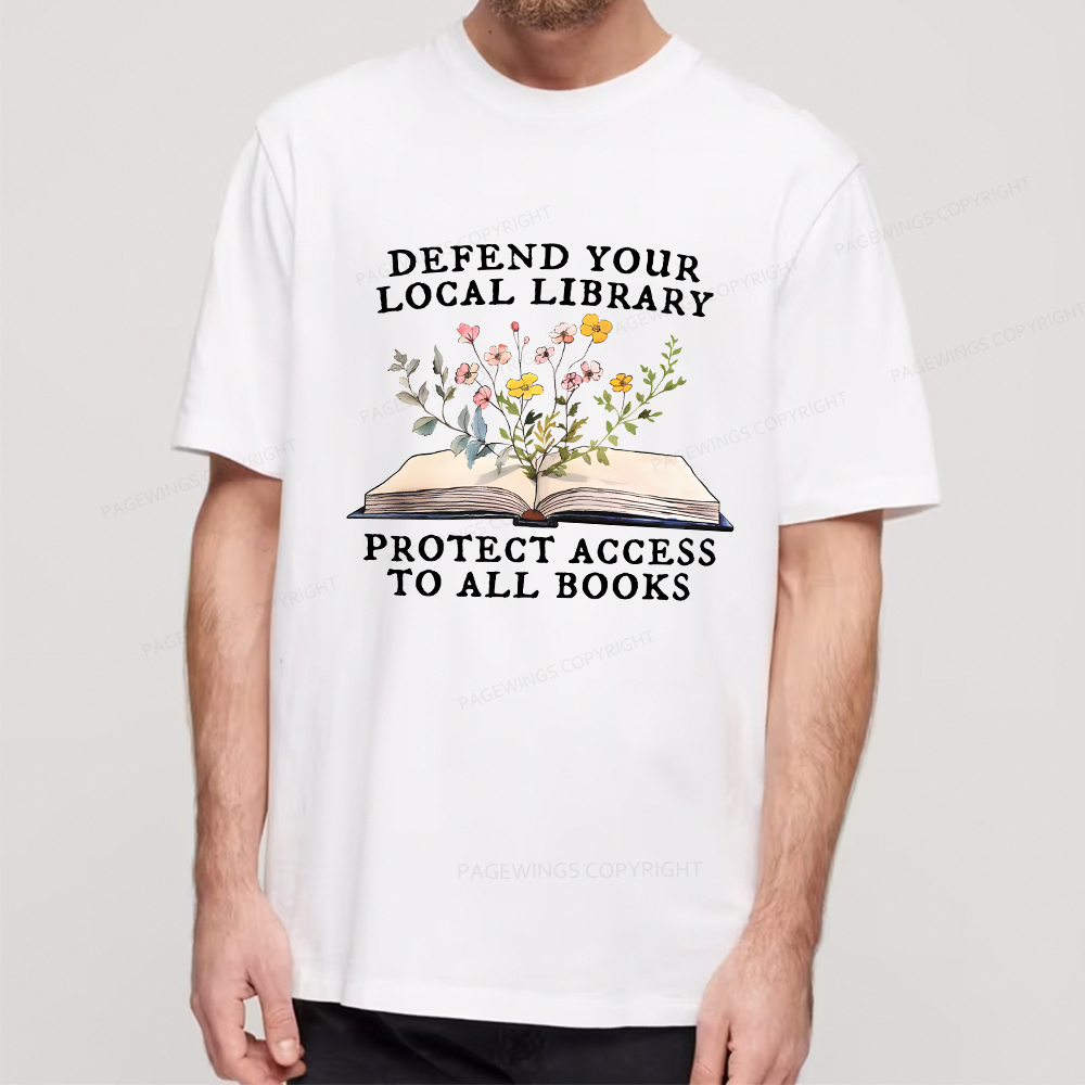 Pagewings Protect Access To All Books Unisex Classic T-shirt