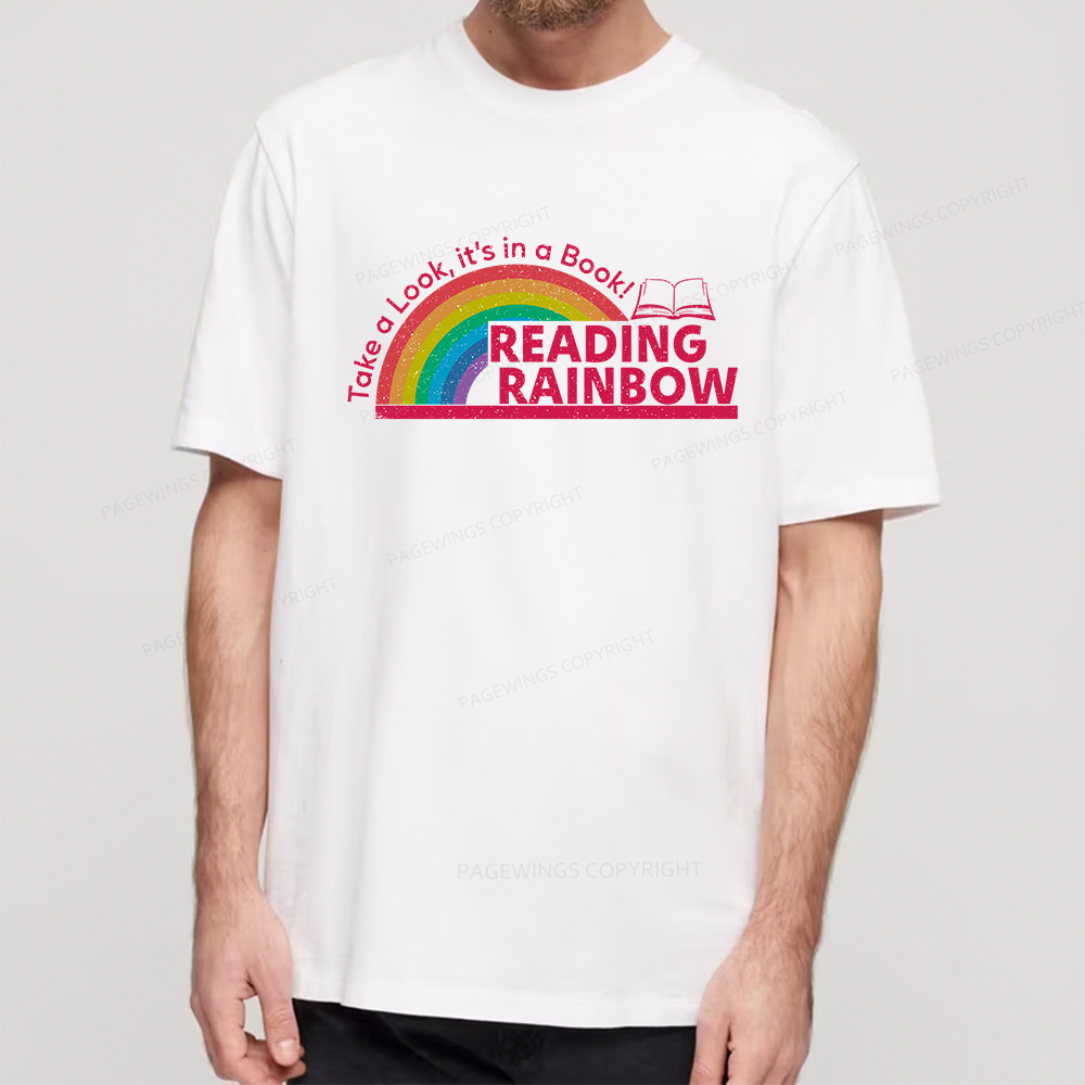 Pagewings Reading Rainbow Unisex Classic T-shirt