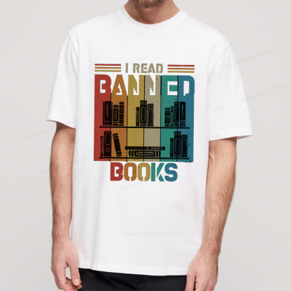 Pagewings  I Read Banned Books Unisex Classic T-shirt