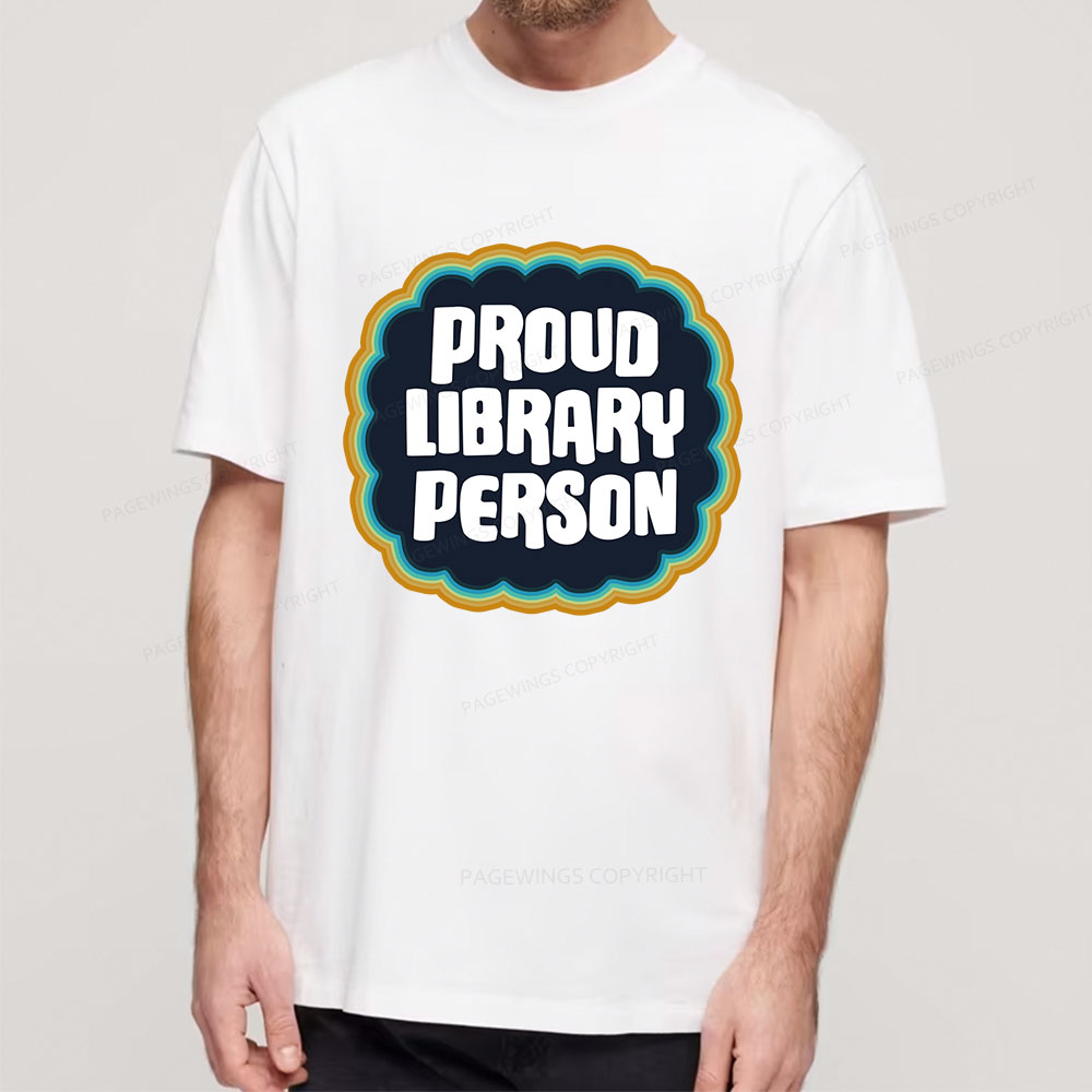 Pagewings Proud Library Person  Unisex Classic T-shirt