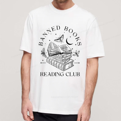 Pagewings Banned Book Reading Club Shirt Unisex Classic T-shirt