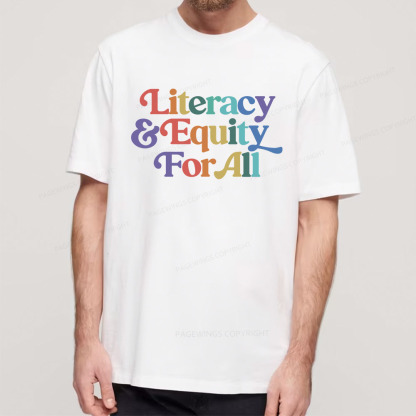 Pagewings Literacy & Equity For All Unisex Classic T-shirt