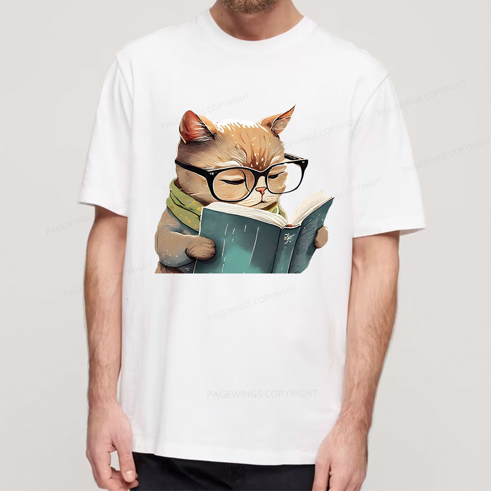 Pagewings Animals Reading Books Unisex Classic T-shirt