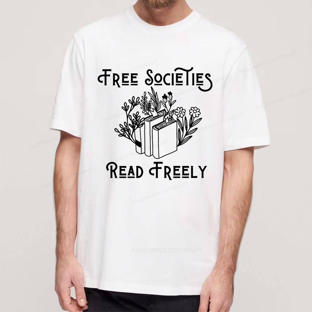 Pagewings Free Societies Read Freely Shirt Unisex Classic T-shirt