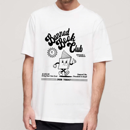 Pagewings Read Banned Books Unisex Classic T-shirt